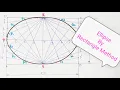 How to Draw Ellipse By Oblong Method Rectangle Method