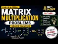 Matrix Multiplication Problems Linear Algebra in Tamil Solved Examples