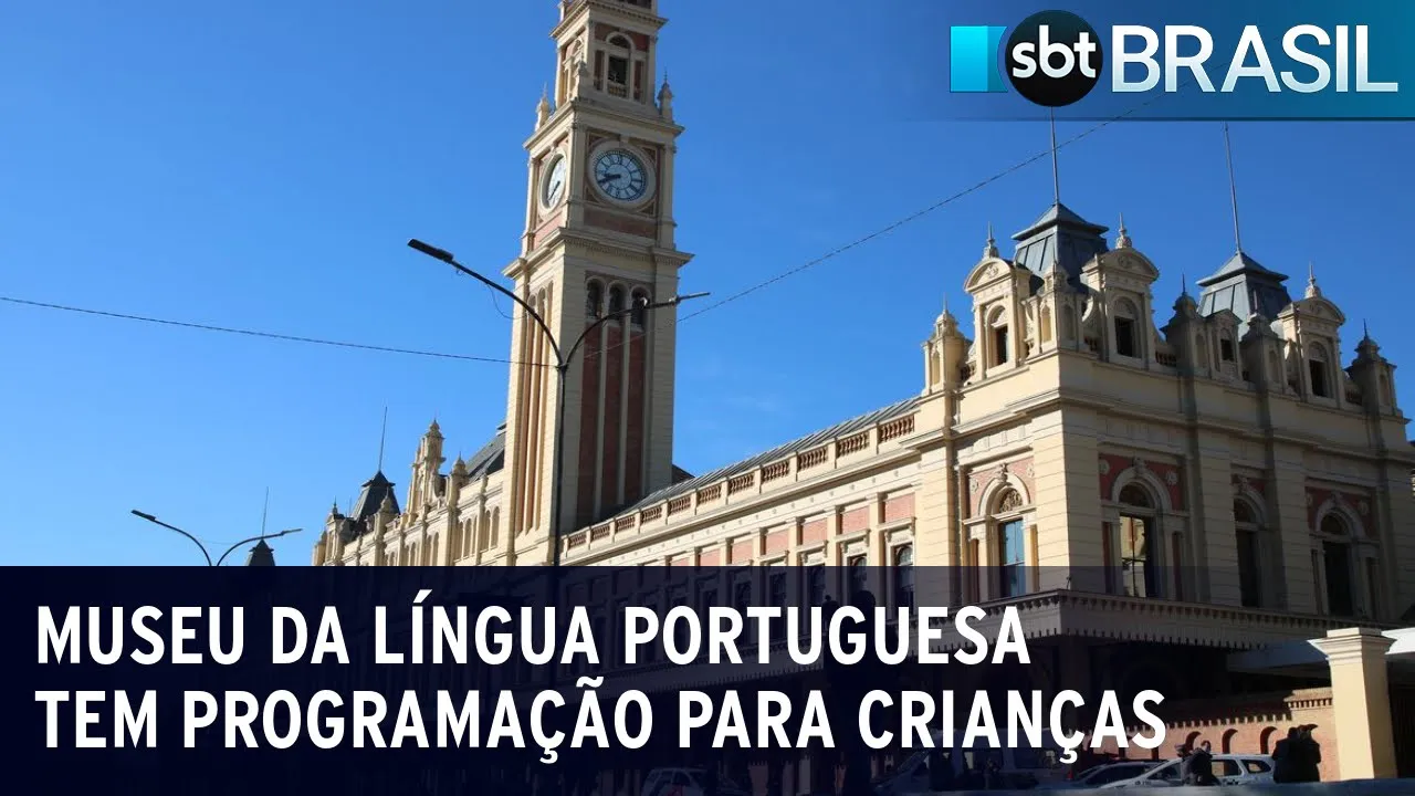 Museu da Língua Portuguesa tem programação diferenciada para crianças | SBT Brasil (12/10/23)