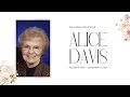 Funeral Service for Alice Davis Dec 27