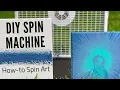 DIY Spin Art Machine from a Box Fan How to Make Fluid Spin Painting
