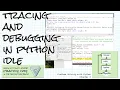 Debug and tracing in Python Practice links Problem Solving with Python Ch 2 Debugging
