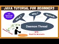Daemon Thread in Java Methods of Daemon Thread Importance of Daemon Thread Java for Beginners