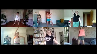 throwing shapes online dance class music by powerderpaint