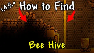 How to Find Bee Hive in Terraria 1 4 5 6 Seed