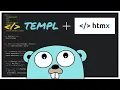 Building Full Stack Golang HTMX Templ APP
