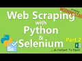 Python Selenium Tutorial - Web Scraping Key Performance Indicator