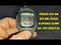 Download Lagu Vídeo em 4K do relógio Xufeng surf SH-797 digital