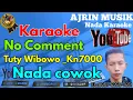 Download Lagu Tuty Wibowo - No Comment [Karaoke] Kn7000 - Nada Pria | Ajrin Musik
