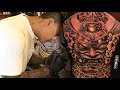 AMAZING HANNYA MASK TATTOO JAPANESE STYLE - FULL BACK TATTOO