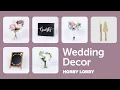 Wedding Decor Hobby Lobby
