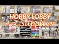 HOBBY LOBBY ART SUPPLIES SHOP WITH ME