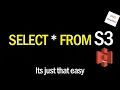 How to use SQL to query S3 files in AWS with S3 Select Step by Step Tutorial