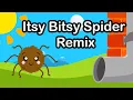 Download Lagu ITSY BITSY SPIDER REMIX | Dance \u0026 Action Kids Song | Nursery Rhymes🕷️🌧️