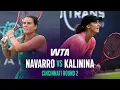 Emma Navarro vs Anhelina Kalinina 2026 Cincinnati Round 2 WTA Match Highlights
