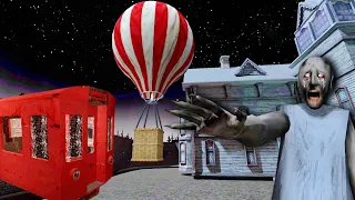 Flying Hot Air Balloon Before Escaping Via Train In Granny 3 V1.3