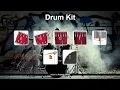 Drumkit set Html CSS and JavaScript