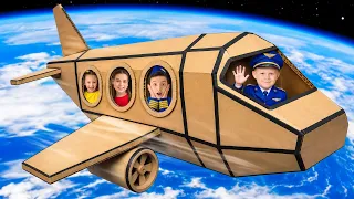 Défi de l'avion en carton