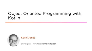 Kotlin Skills Object Oriented Programming Course