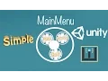 How To Create Simple MainMenu Unity Tutorial