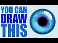 ANYONE Can Draw This Iris in PROCREATE procreate drawing tutorial for beginners