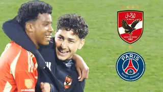ملخص الأهلي المصري وباريس سان جيرمان الأهلي يتألق في مباراة مثيرة مع المتصدر بطولة الكأس الدولية 