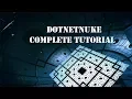 DotNetNuke tutorial for beginners part 1 Basic Installation Process