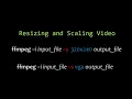 FFmpeg scaling and resizing image and - 5
