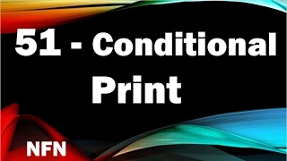 java tutorials urdu NFN 51 conditional print