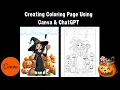 How to Make Free Coloring Pages with Canva and ChatGPT