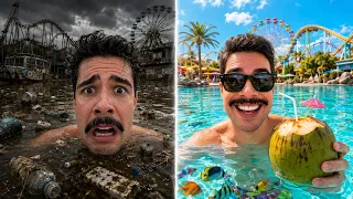 Sobrevivi ao PIOR e o MELHOR PARQUE dos ESTADOS UNIDOS 🇺🇸