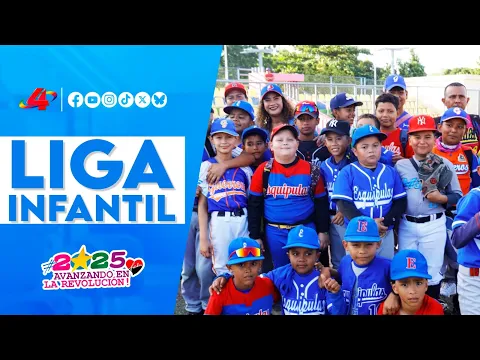 1Inicia Liga de Béisbol Infantil William Sport 2025 en Managua