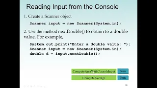 Java Program Using Scanner class Arithmetic Operators Variables to find the Area of a Circle