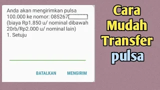 🔴Transfer pulsa ke operator lain. 