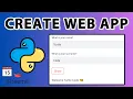 Text Input Widget - Web App with Python Streamlit Lesson 15