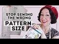 SEWING PATTERN SIZE Stop guessing start measuring to choose the right sewing pattern size for YOU