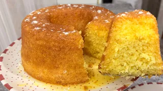 MELHOR BOLO DE LARANJA FOFINHO E NÃO PRECISA DE LIQUIDIFICADOR!! SIMPLES MAS SEM ERRO!!🧡