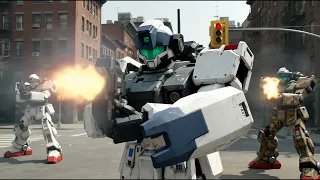 MOBILE SUIT TEAM ZERO-SEVEN | EP.4 CITY BATTLE — THE RED MOBILE SUIT APPEARS | Gundam Style Robot