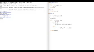 Calculating Sin from an infinite series Using python