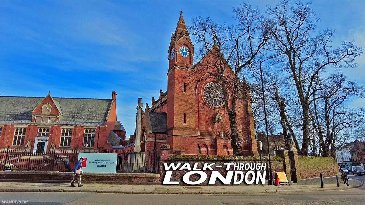 LONDON Walk 🇬🇧 - Exploring Highgate - one of London's most affluent urban village 🌻