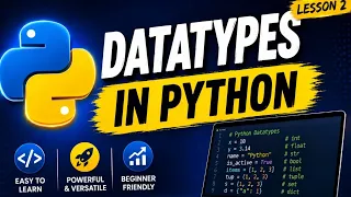 Python Data Types Explained in Telugu Python Tutorial for Beginners Episode 2