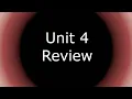 AP Calculus - Unit 4 Review
