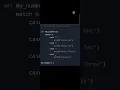 Python Match-Case statement Python 3 10