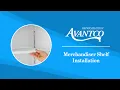 Avantco Refrigeration How to Install a Merchandiser Shelf