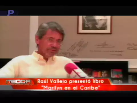 Rául Vallejo presentó libro Marilyn en el Caribe
