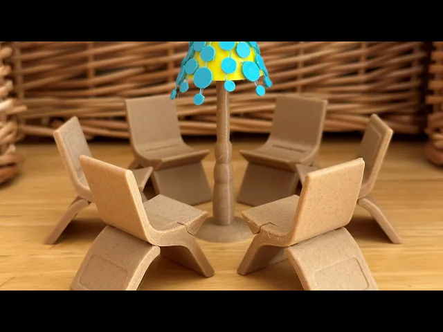 Print in Place Folding Chairs video thumbnail