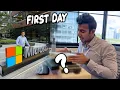 First Day at Microsoft Unboxing