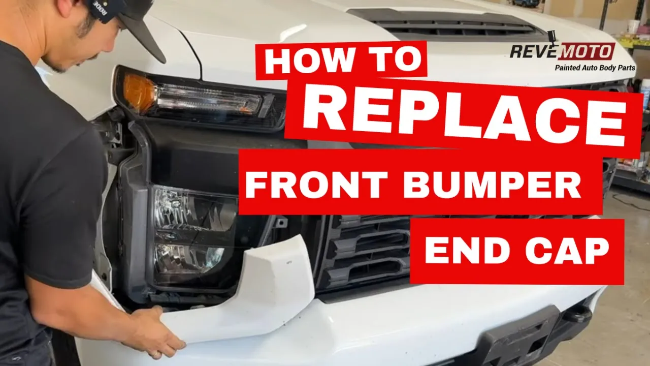 2020-2023 Chevrolet Silverado : Front Bumper End Cap Painted (2500HD/3500HD)