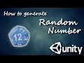 Unity How to Generate Random Number C
