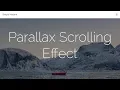 Parallax js - How to create parallax scrolling effect with jquery